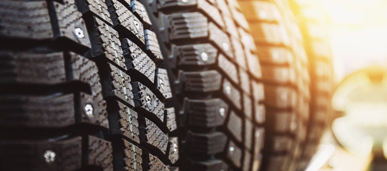 thick tread on vehicle tyres